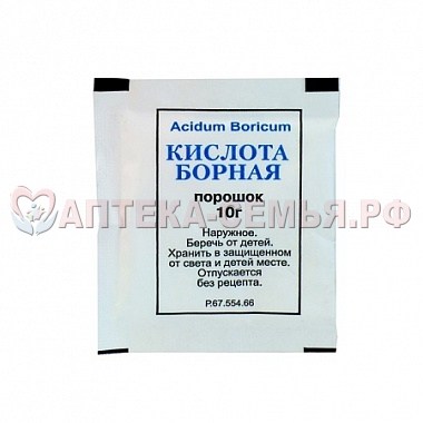 Борная к-та пор пак 10г наруж
