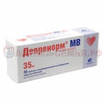 Депренорм МВ 35мг таб п/о пролонг N30 