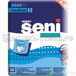 Подгуз-ки д/взр "Super Seni" плюс medium M 10шт