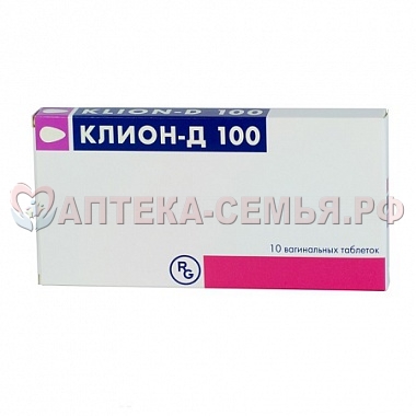 Клион-Д вагин таб 100мг/100мг N10